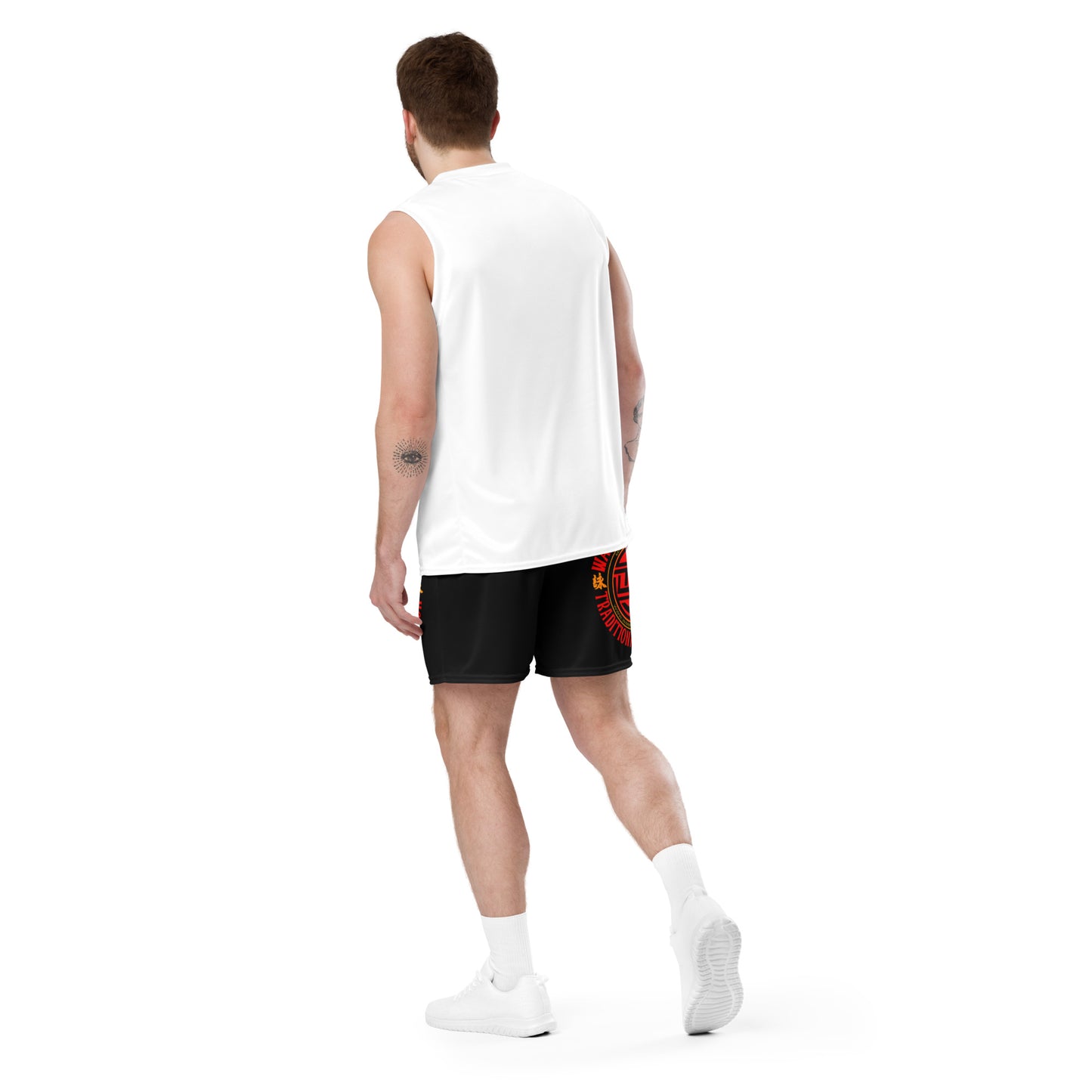 Warriors Breath Unisex mesh shorts
