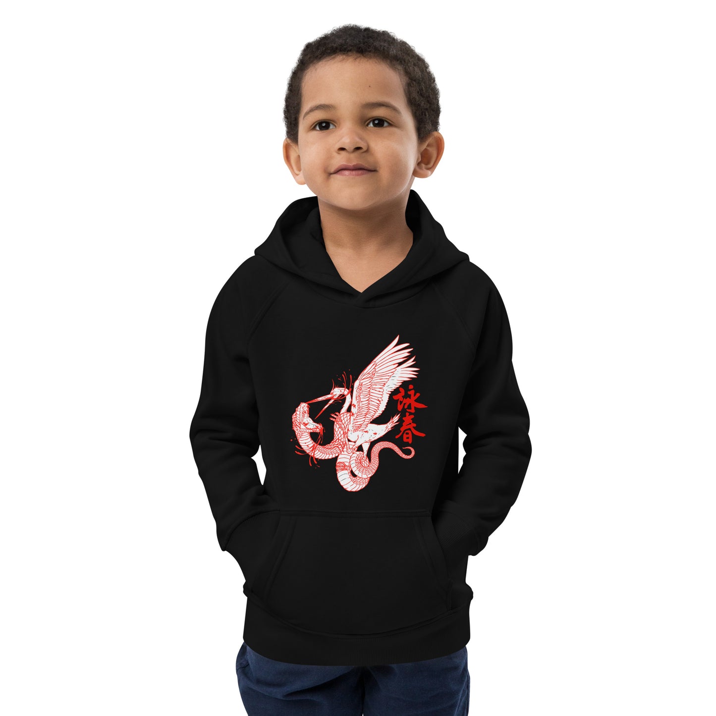 Snake & Crane Kids eco hoodie