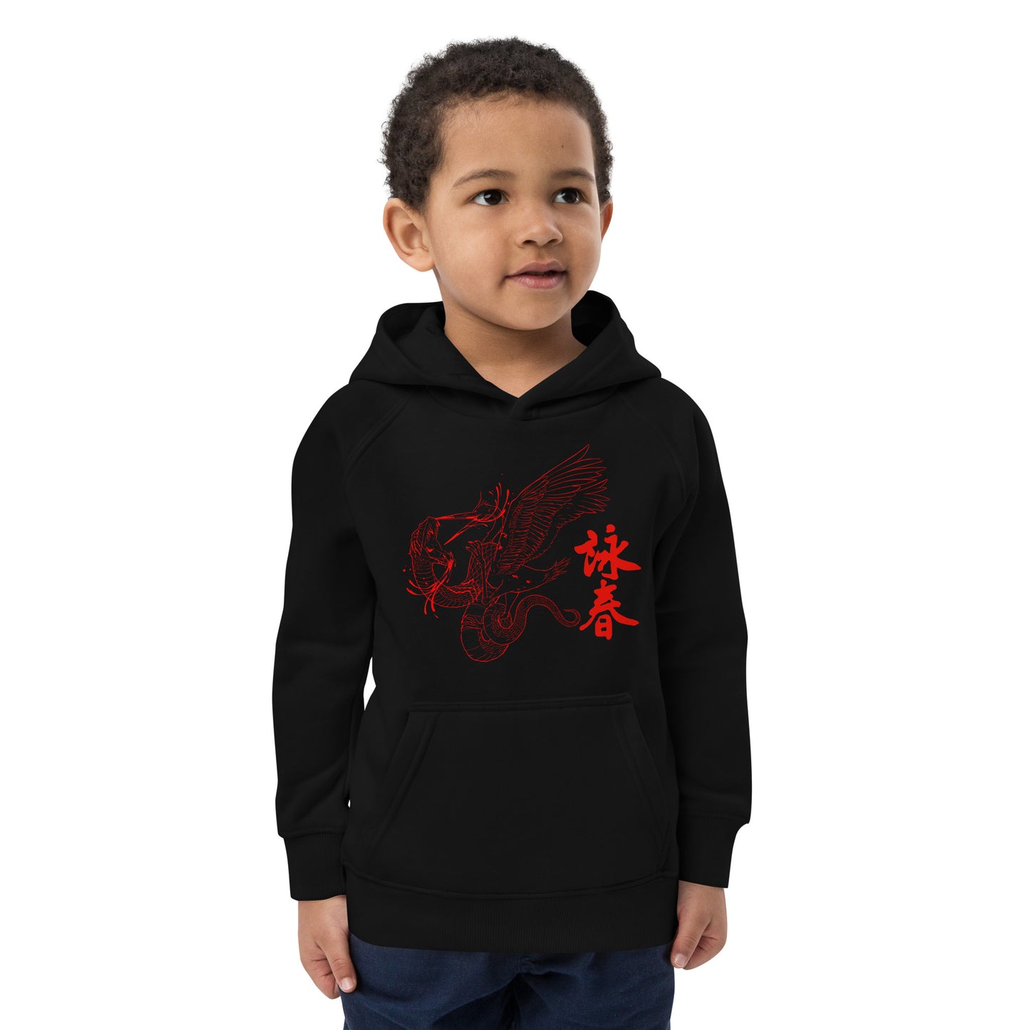 Snake and Crane Kids eco hoodie