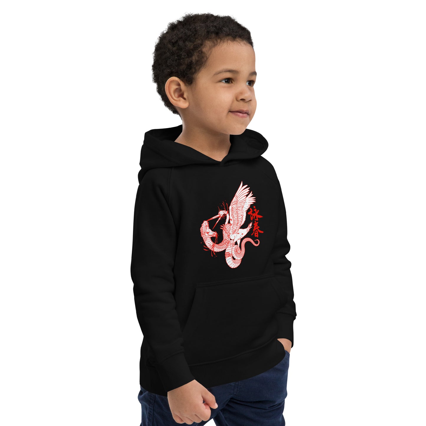 Snake & Crane Kids eco hoodie
