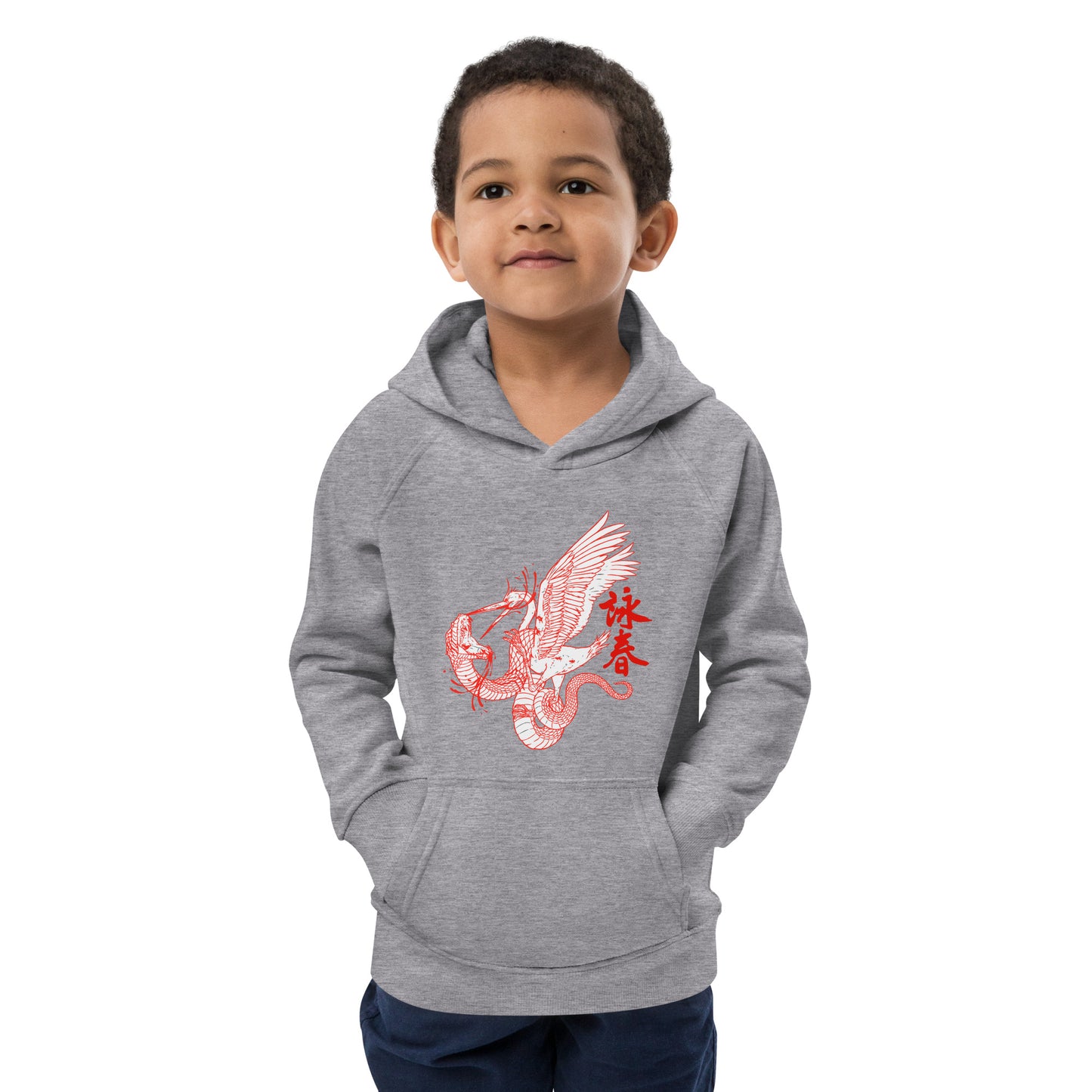 Snake & Crane Kids eco hoodie