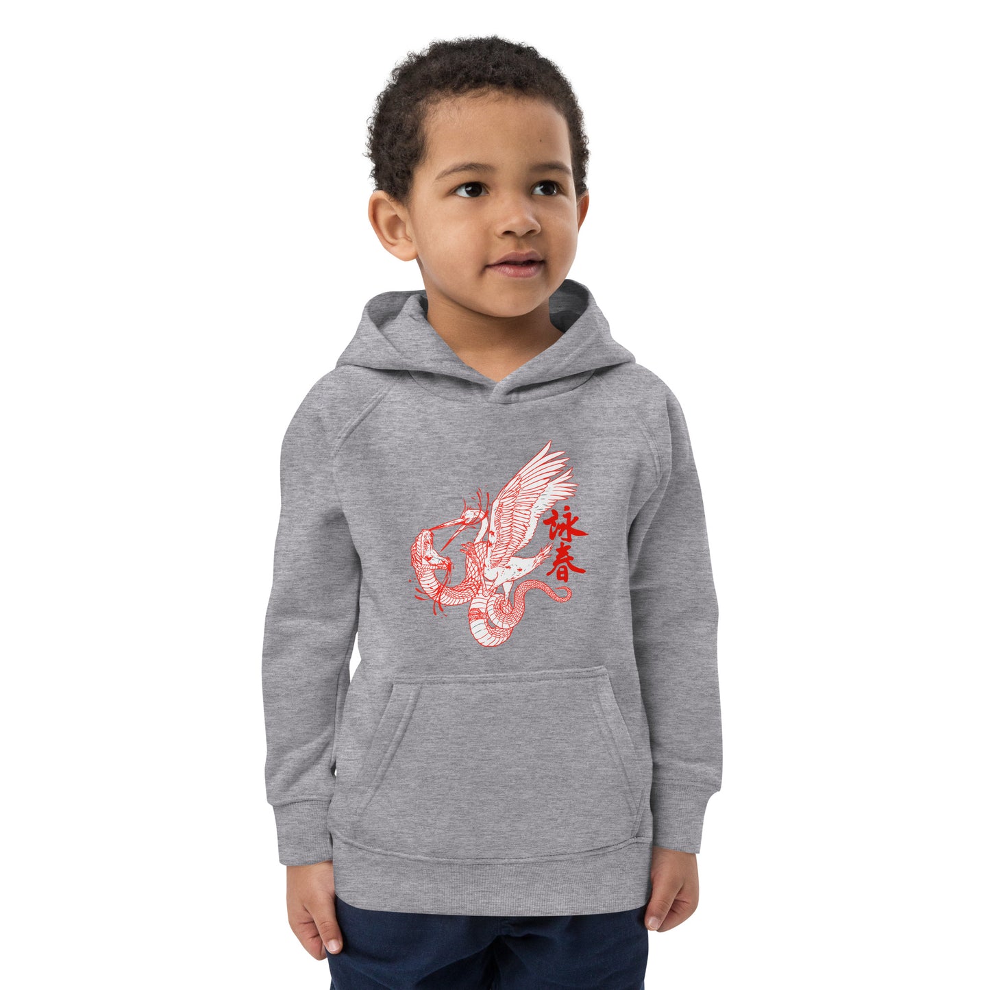 Snake & Crane Kids eco hoodie