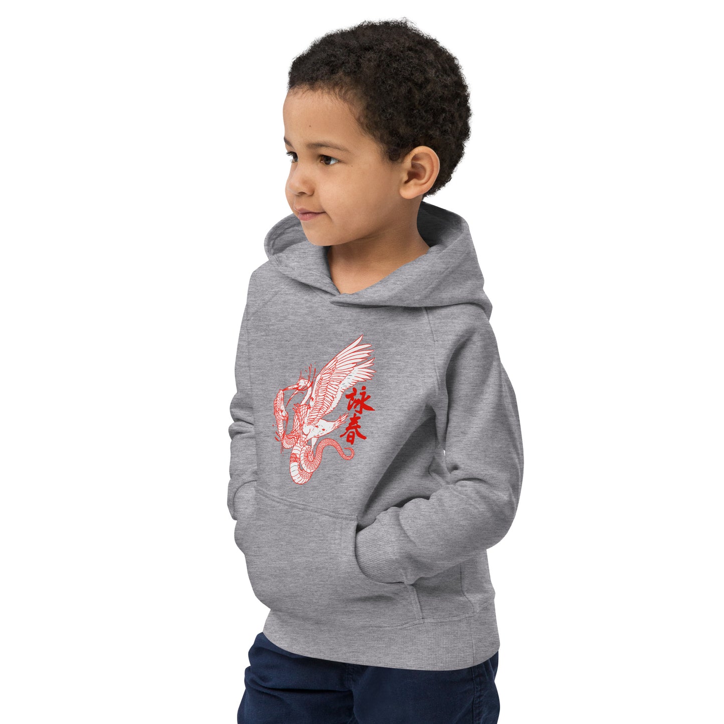 Snake & Crane Kids eco hoodie