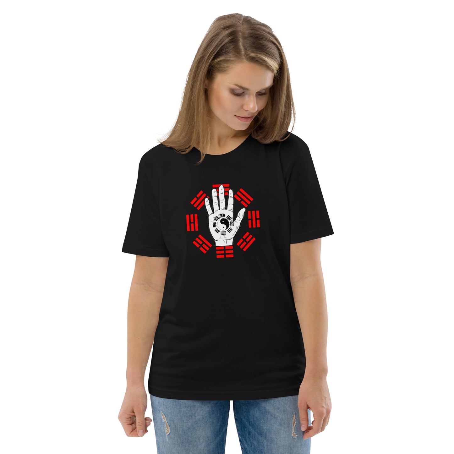 Unisex organic cotton Trigrams t-shirt