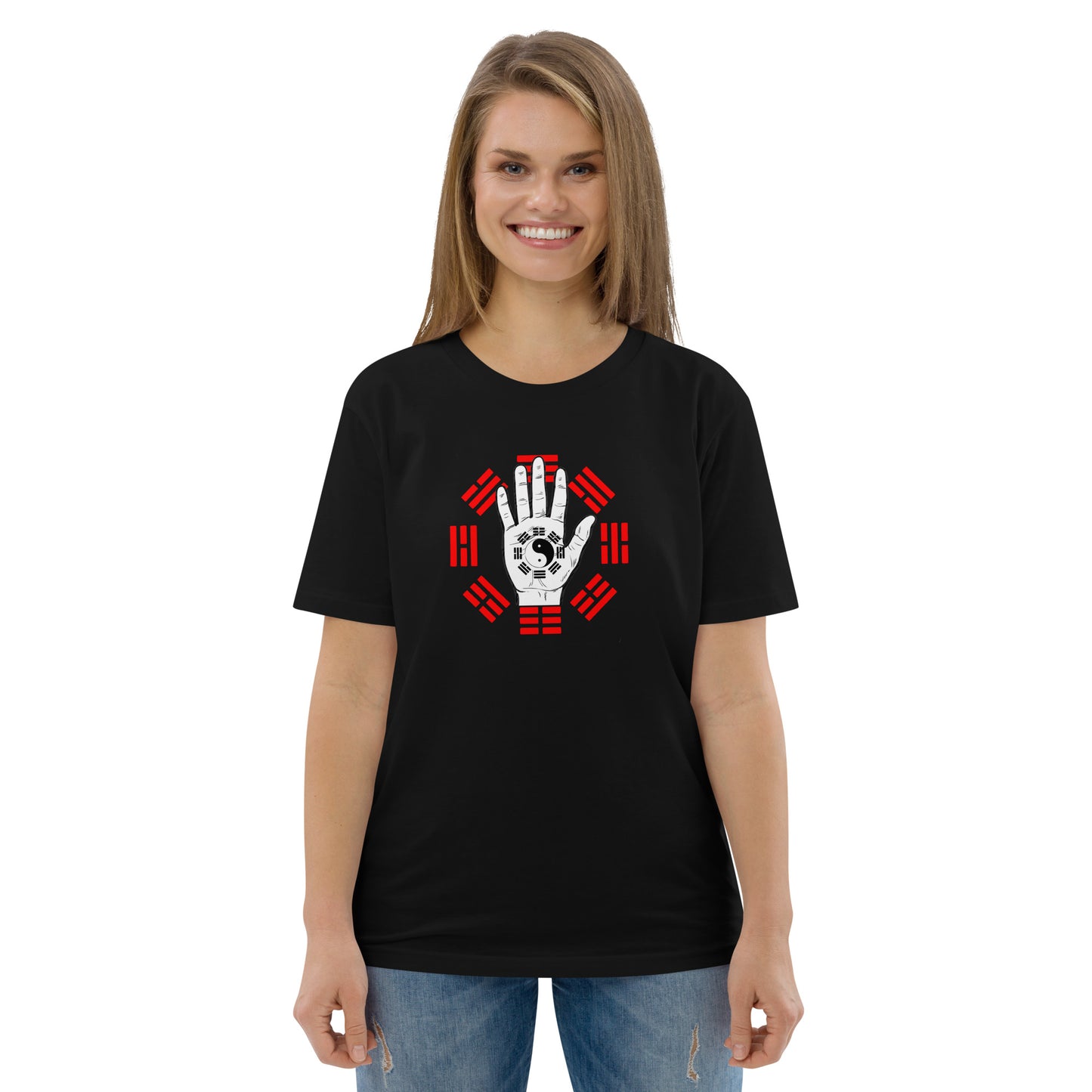 Unisex organic cotton Trigrams t-shirt