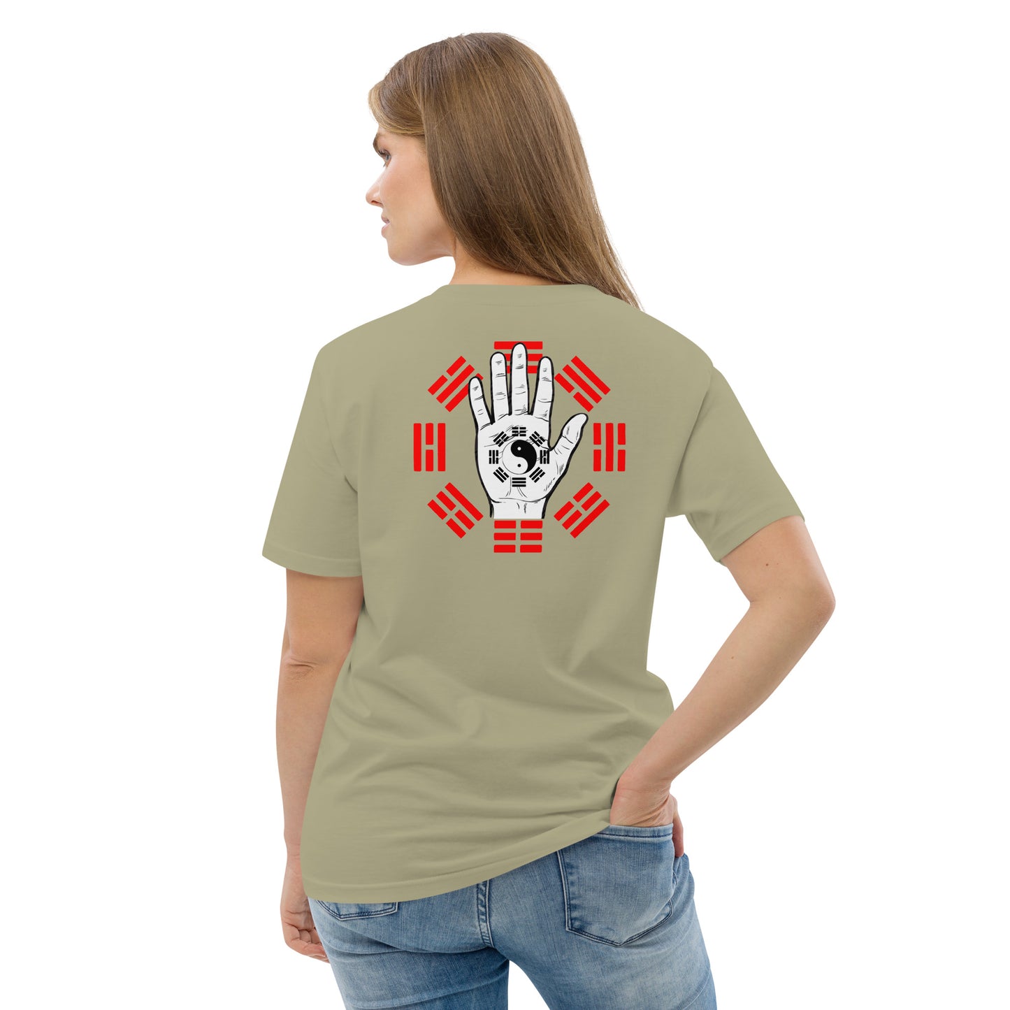 Unisex organic cotton Trigrams t-shirt