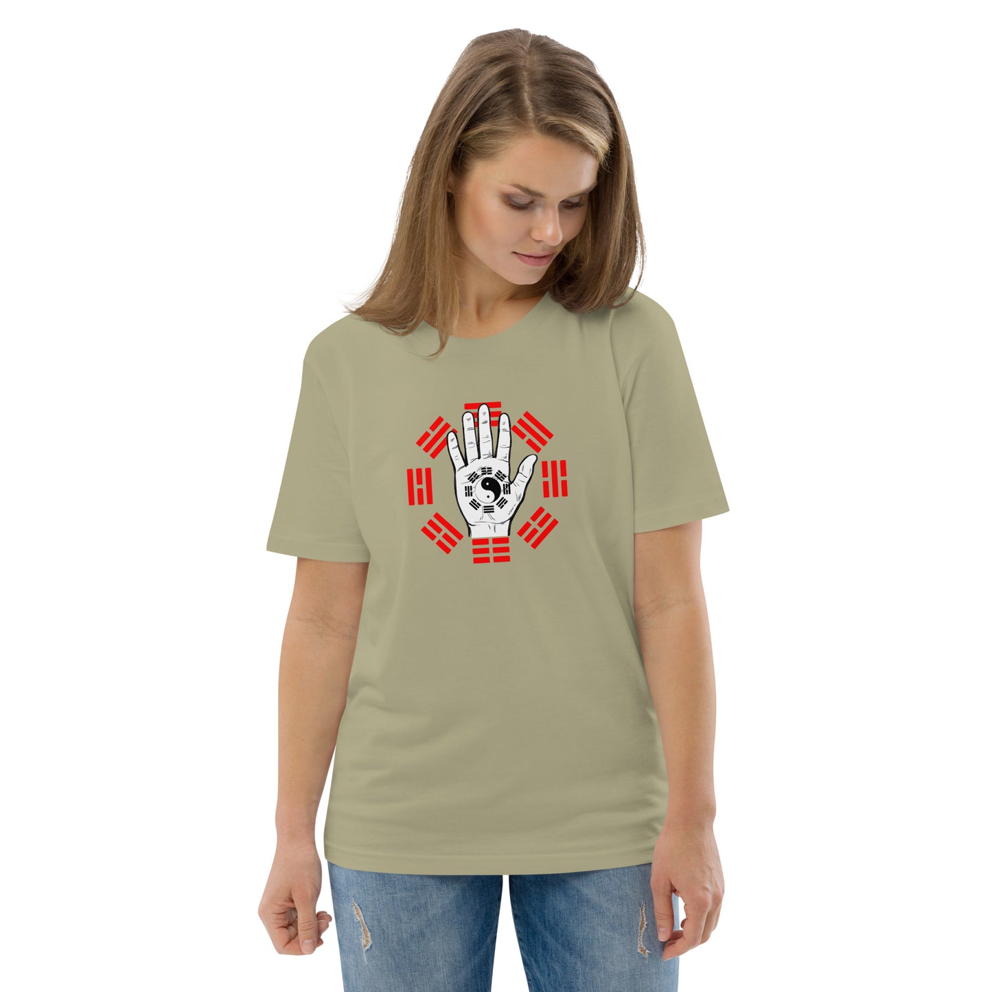Unisex organic cotton Trigrams t-shirt
