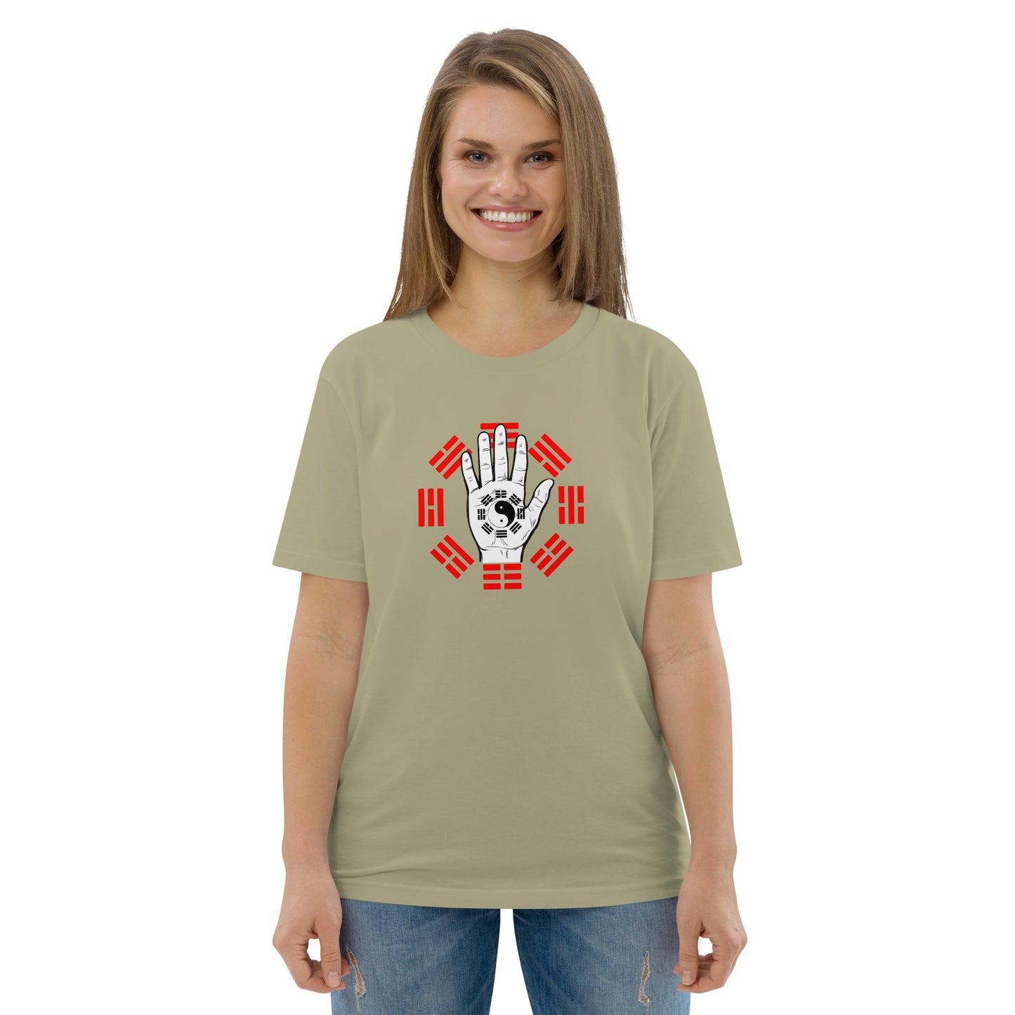Unisex organic cotton Trigrams t-shirt